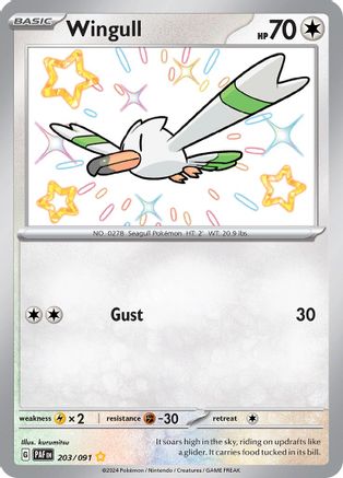 Wingull (PAF-203) (Holofoil)