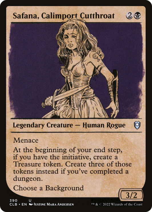 Safana, Calimport Cutthroat (CLB-390) (Showcase) (Foil)