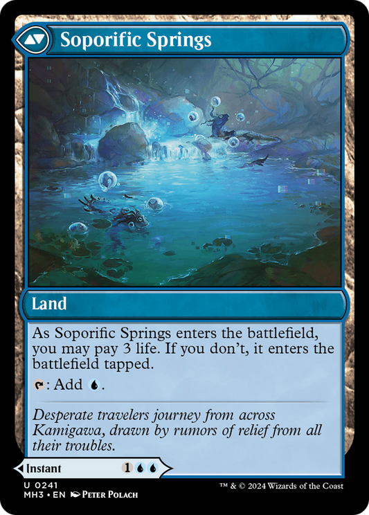 Sink into Stupor // Soporific Springs (MH3-241) (Foil)