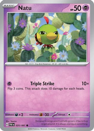 Natu (PAF-025) (Reverse Holofoil)