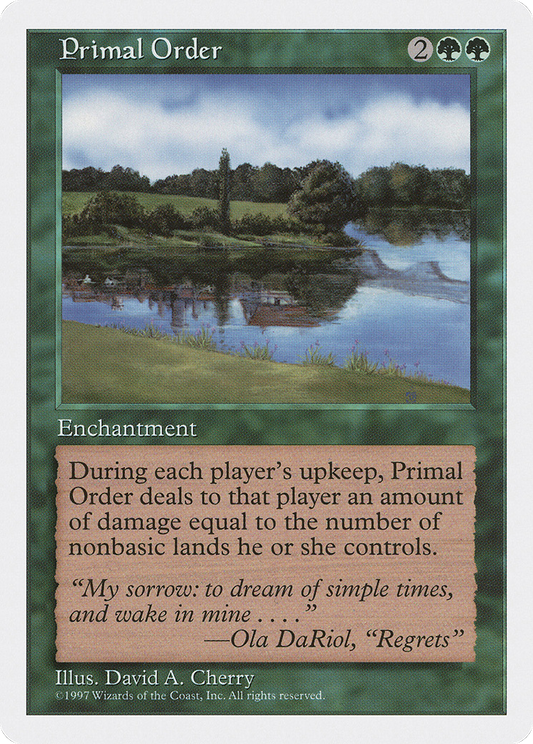 Primal Order (5ED-318)