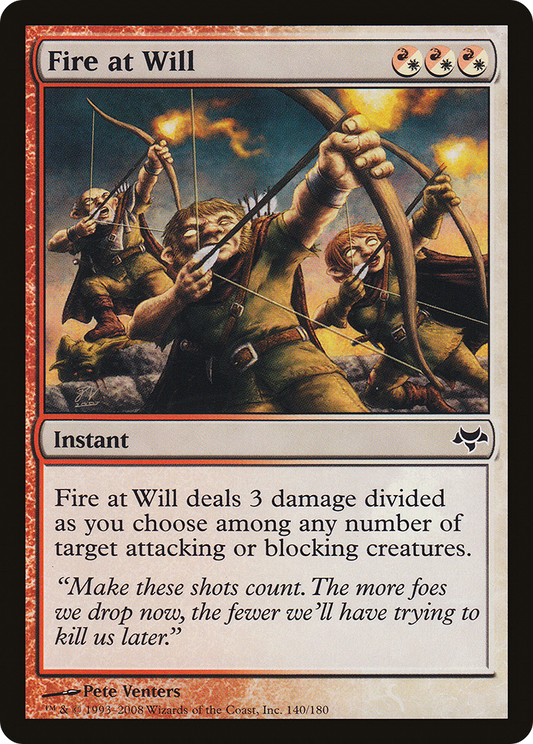 Fire at Will (EVE-140) (Foil)