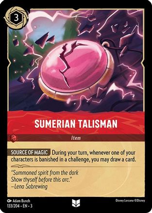 Sumerian Talisman (3-133) (Cold Foil)