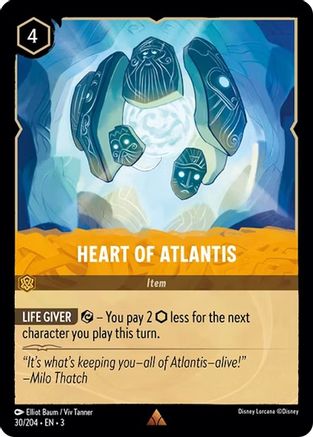 Heart of Atlantis (3-030) (Cold Foil)