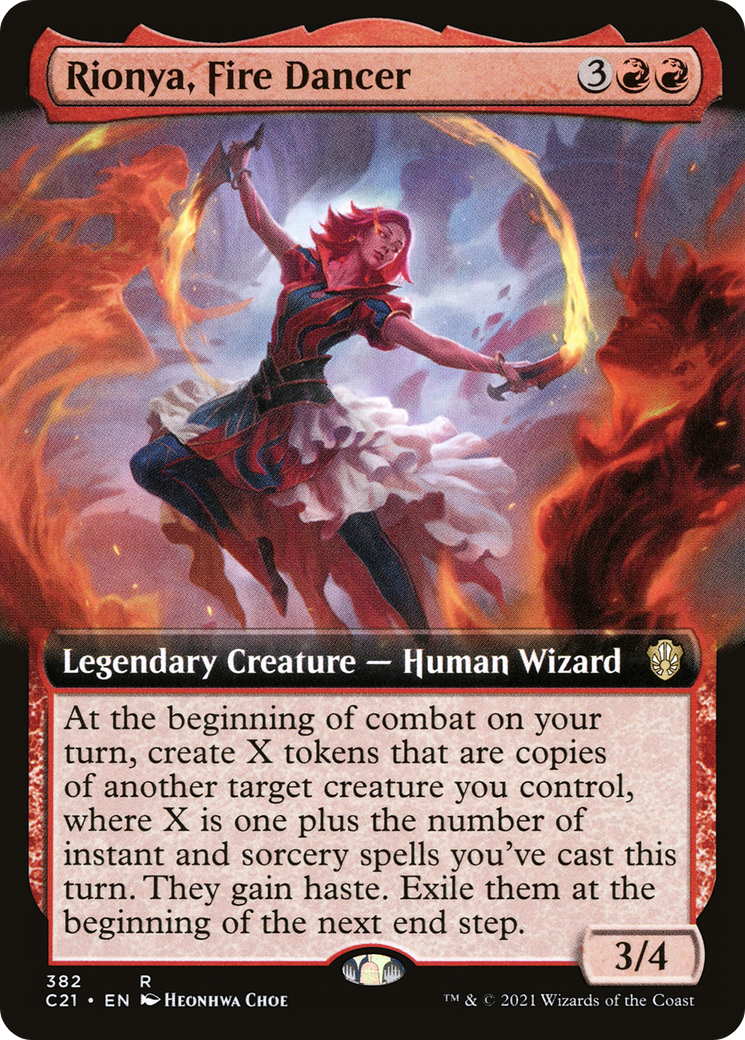 Rionya, Fire Dancer (C21-382) (Extended Art)