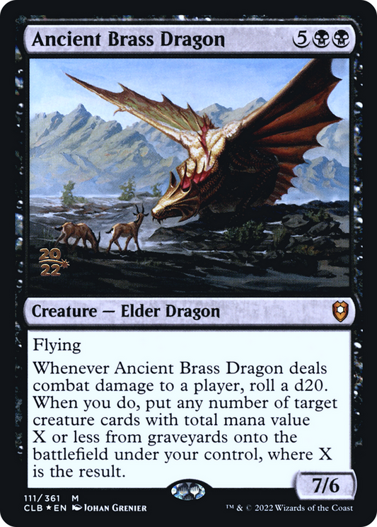 Ancient Brass Dragon (PRE-111S) (Foil)