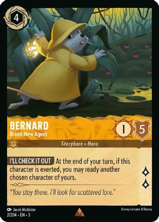 Bernard - Brand-New Agent (3-002) (Cold Foil)