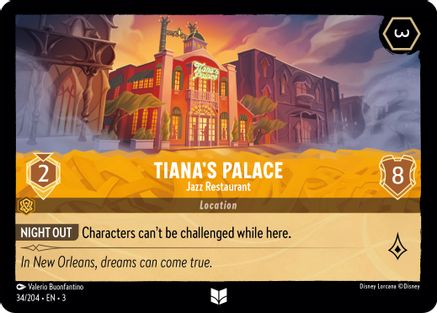 Tiana's Palace - Jazz Restaurant (3-034) (Cold Foil)