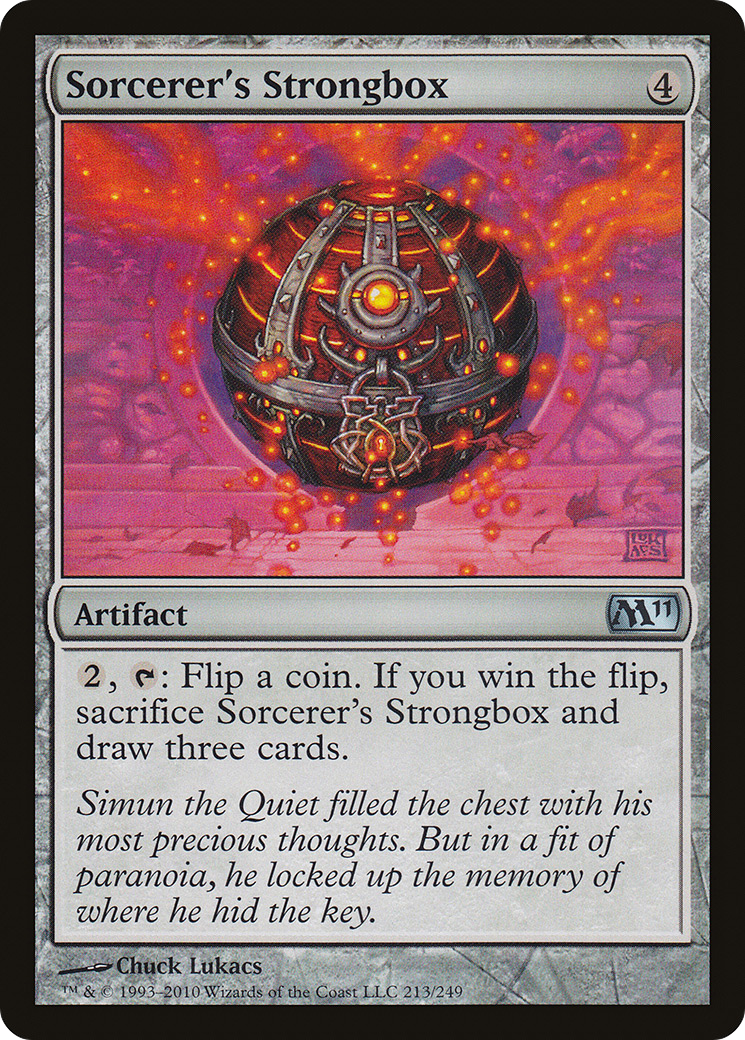 Sorcerer's Strongbox (M11-213) (Foil)