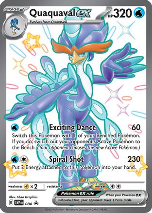 Quaquaval ex (SVP-084) (Holofoil)