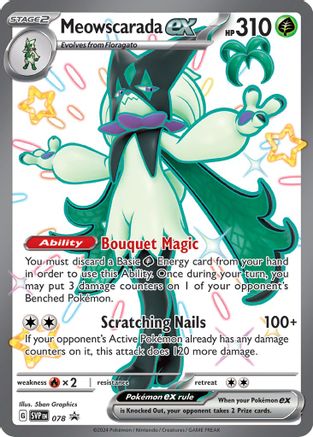 Meowscarada ex (SVP-078) (Holofoil)