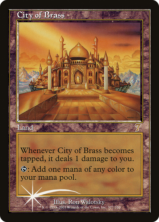 City of Brass (7ED-327★) (Foil)