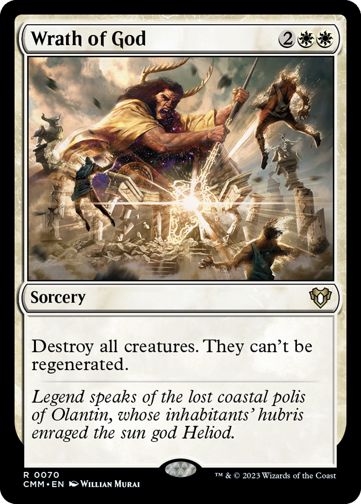 Wrath of God (CMM-070) (Foil)