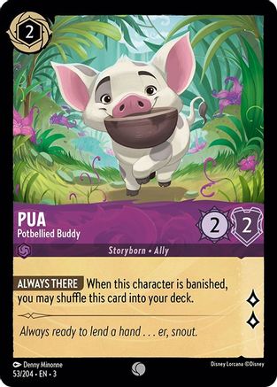 Pua - Potbellied Buddy (3-053) (Cold Foil)