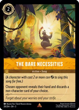 The Bare Necessities (3-028) (Cold Foil)
