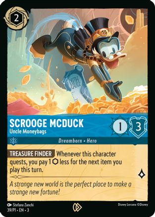 Scrooge McDuck - Uncle Moneybags (DLPC-039) (Cold Foil)