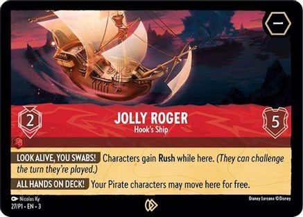Jolly Roger - Hook's Ship (DLPC-027) (Cold Foil)