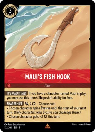Maui's Fish Hook (3-132) (Cold Foil)