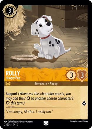 Rolly - Hungry Pup (3-021) (Cold Foil)