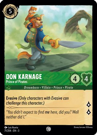 Don Karnage - Prince of Pirates (3-071) (Cold Foil)