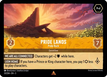 Pride Lands - Pride Rock (3-033) (Cold Foil)