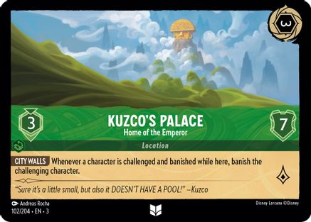 Kuzco's Palace - Home of the Emperor (3-102) (Cold Foil)