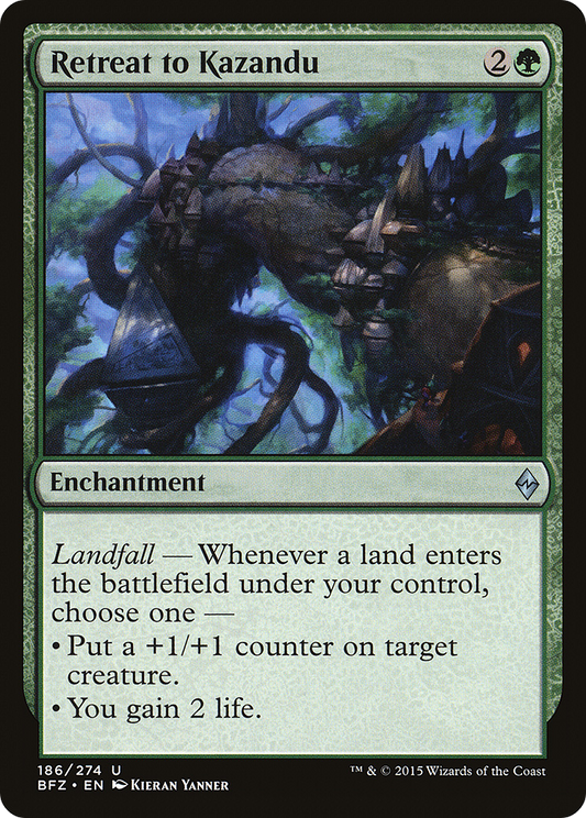 Retreat to Kazandu (BFZ-186) (Foil)