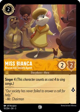Miss Bianca - Rescue Aid Society Agent (3-010)
