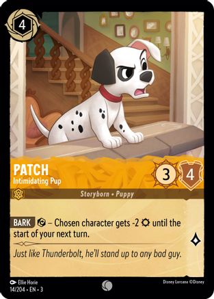Patch - Intimidating Pup (3-014) (Cold Foil)