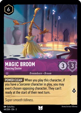 Magic Broom - Dancing Duster (3-044) (Cold Foil)