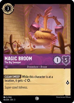 Magic Broom - The Big Sweeper (3-046) (Cold Foil)