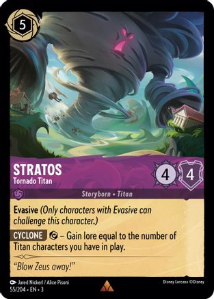 Stratos - Tornado Titan (3-055) (Cold Foil)