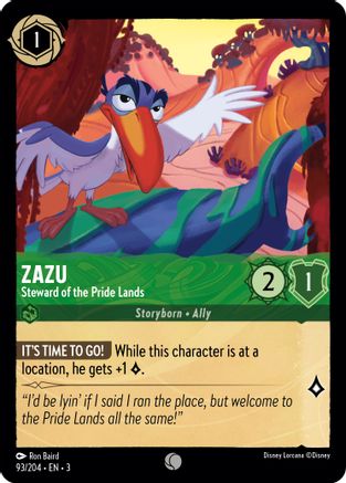 Zazu - Steward of the Pride Lands (3-093)