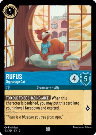 Rufus - Orphanage Cat (3-153) (Cold Foil)