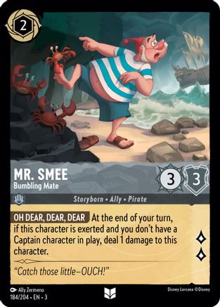 Mr. Smee - Bumbling Mate (3-184) (Cold Foil)