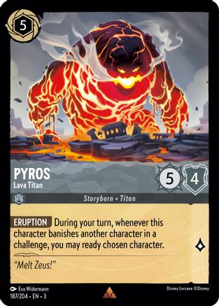 Pyros - Lava Titan (3-187) (Cold Foil)