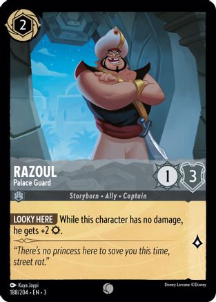 Razoul - Palace Guard (3-188) (Cold Foil)