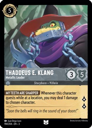 Thaddeus E. Klang - Metallic Leader (3-194) (Cold Foil)