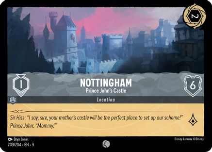 Nottingham - Prince John's Castle (3-203) (Cold Foil)