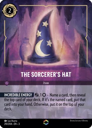 The Sorcerer's Hat (Enchanted) (3-210) (Holofoil)