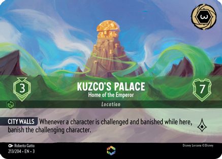Kuzco's Palace - Home of the Emperor (Enchanted) (3-213) (Holofoil)
