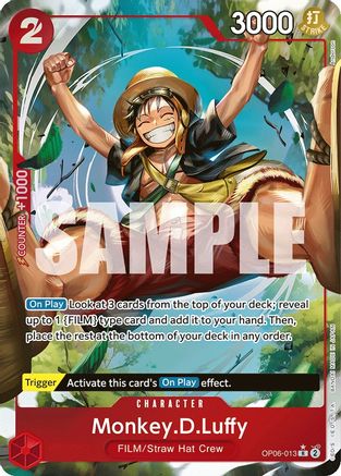Monkey.D.Luffy (Alternate Art) (OP06-013) (Foil)