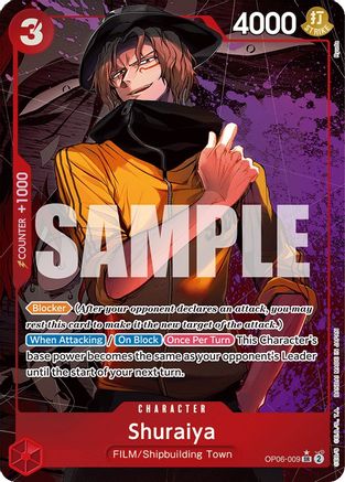 Shuraiya (Alternate Art) (OP06-009) (Foil)