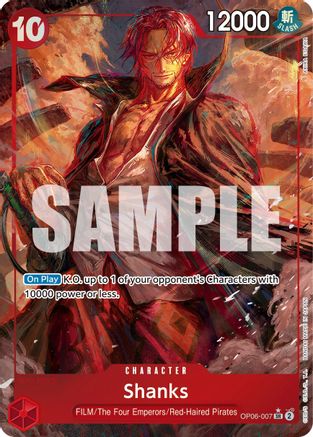 Shanks (Alternate Art) (OP06-007) (Foil)
