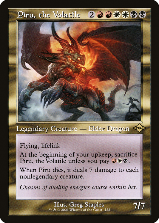 Piru, the Volatile (MH2-422) (Etched Foil)