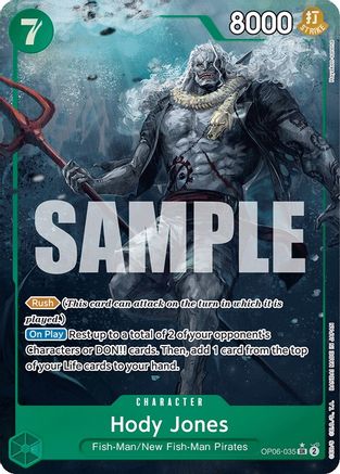 Hody Jones (035) (Alternate Art) (OP06-035) (Foil)