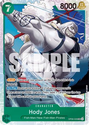 Hody Jones (035) (OP06-035) (Foil)