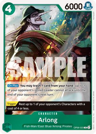 Arlong (OP06-023) (Foil)