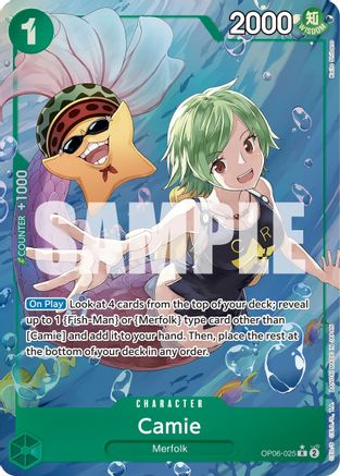 Camie (Alternate Art) (OP06-025) (Foil)