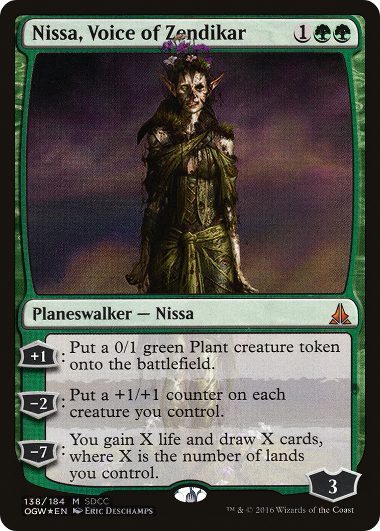 Nissa, Voice of Zendikar (MEDIA-138) (Foil)